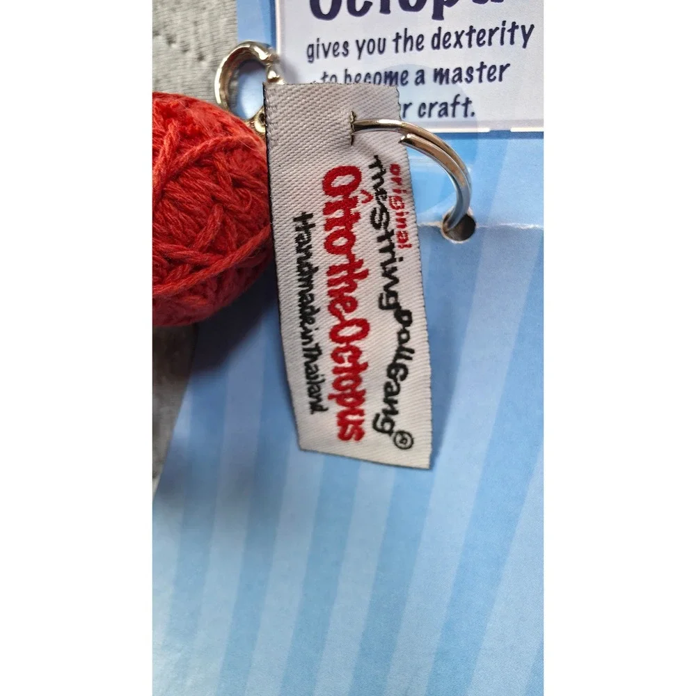 Kamibashi Otto the Octopus Keychain Red String Doll Gang New